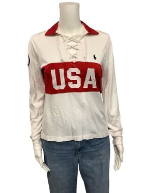 Polo by Ralph Lauren Team USA Olympic Rugby Shirt Size: SP